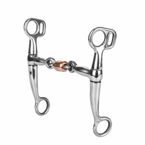 BOGO: Tabelo SS Tom Thumb Snaffle with  Copper Roller
