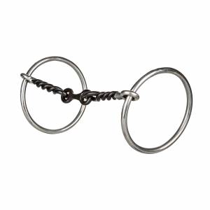 Tabelo SS 3-PC Ring Snaffle with  Sweet Iron
