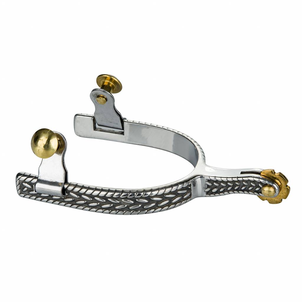 Tabelo SS Rope Design Spurs