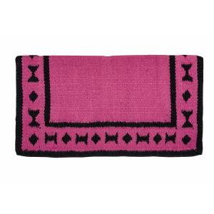 Tabelo Show Blanket with  Border Pattern - Pink - 36 x 34