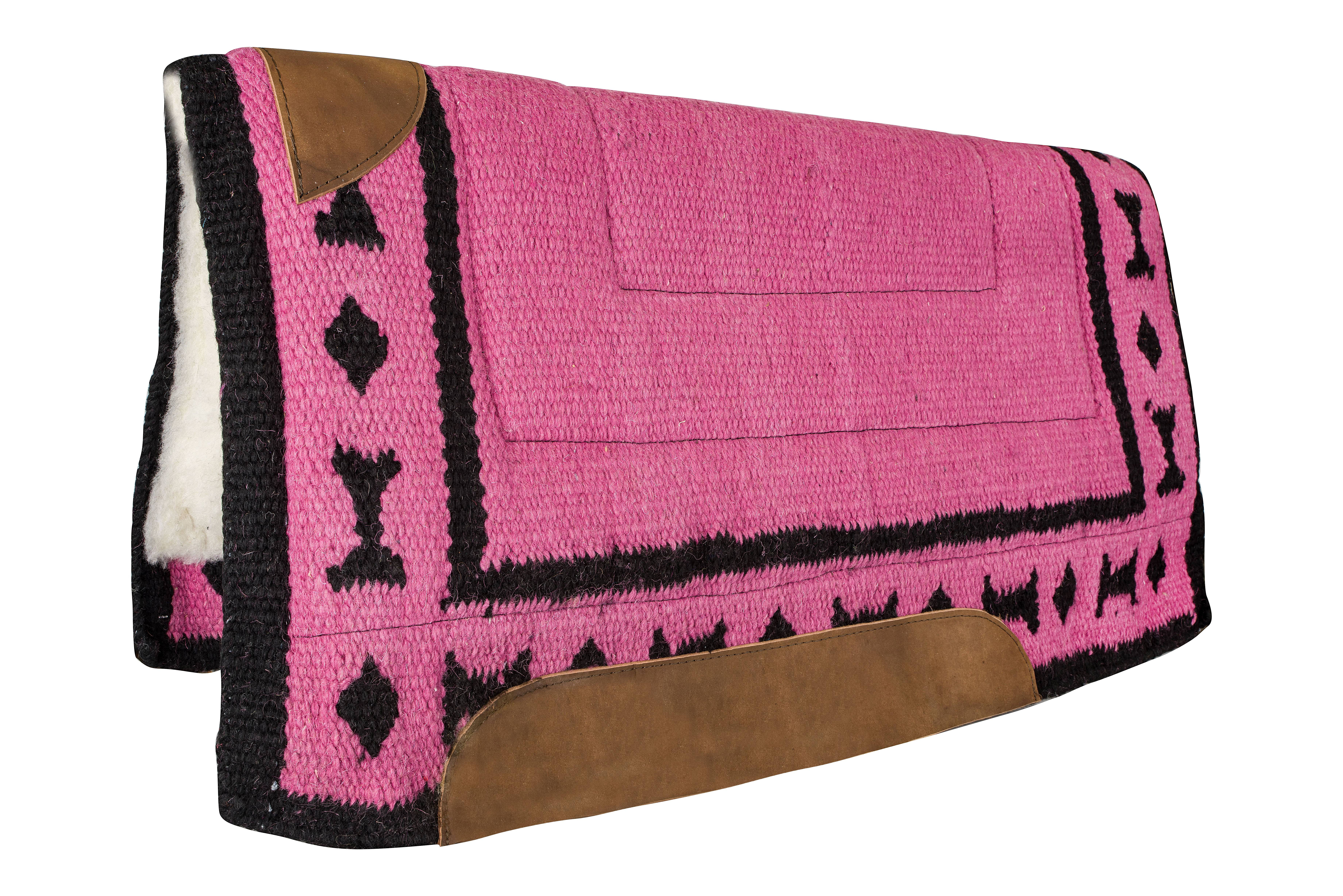 BLANKET-31631FP Tabelo Wool Show Pad with  Zapotec Design sku BLANKET-31631FP