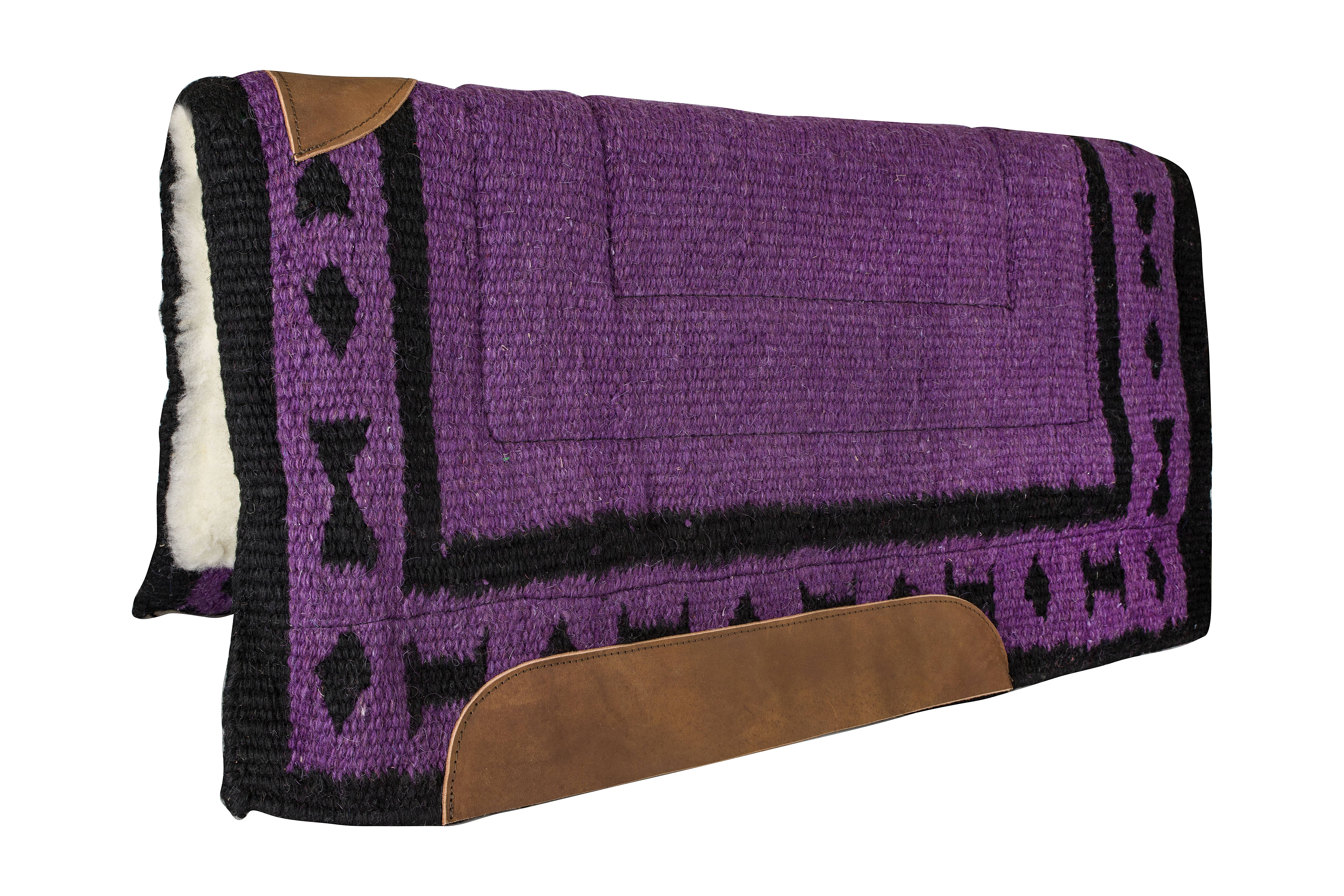 BLANKET-31631PR Tabelo Wool Show Pad with  Zapotec Design sku BLANKET-31631PR