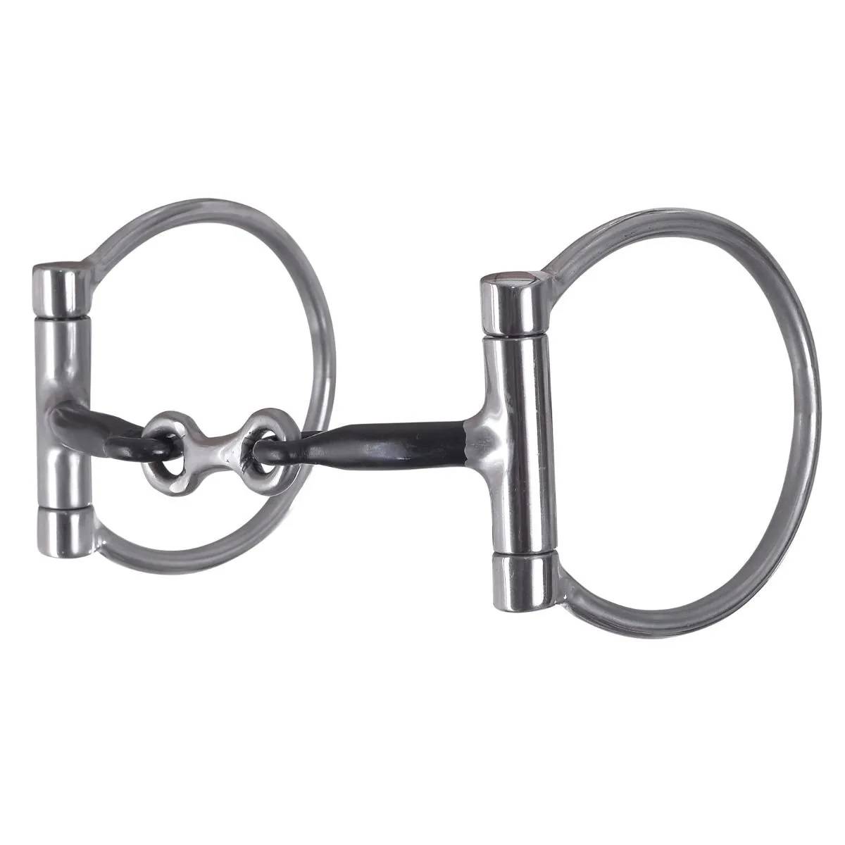 Reinsman Diamond R Offset D-Ring Snaffle Bit | HorseLoverZ