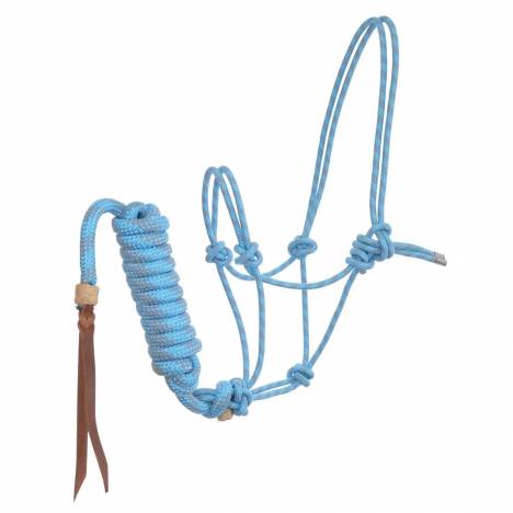 Reinsman Premium Two Tone Rope Halter with Lead