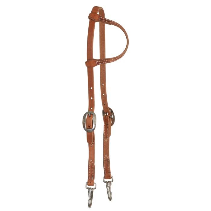 Circle Y Snap End One Ear Headstall
