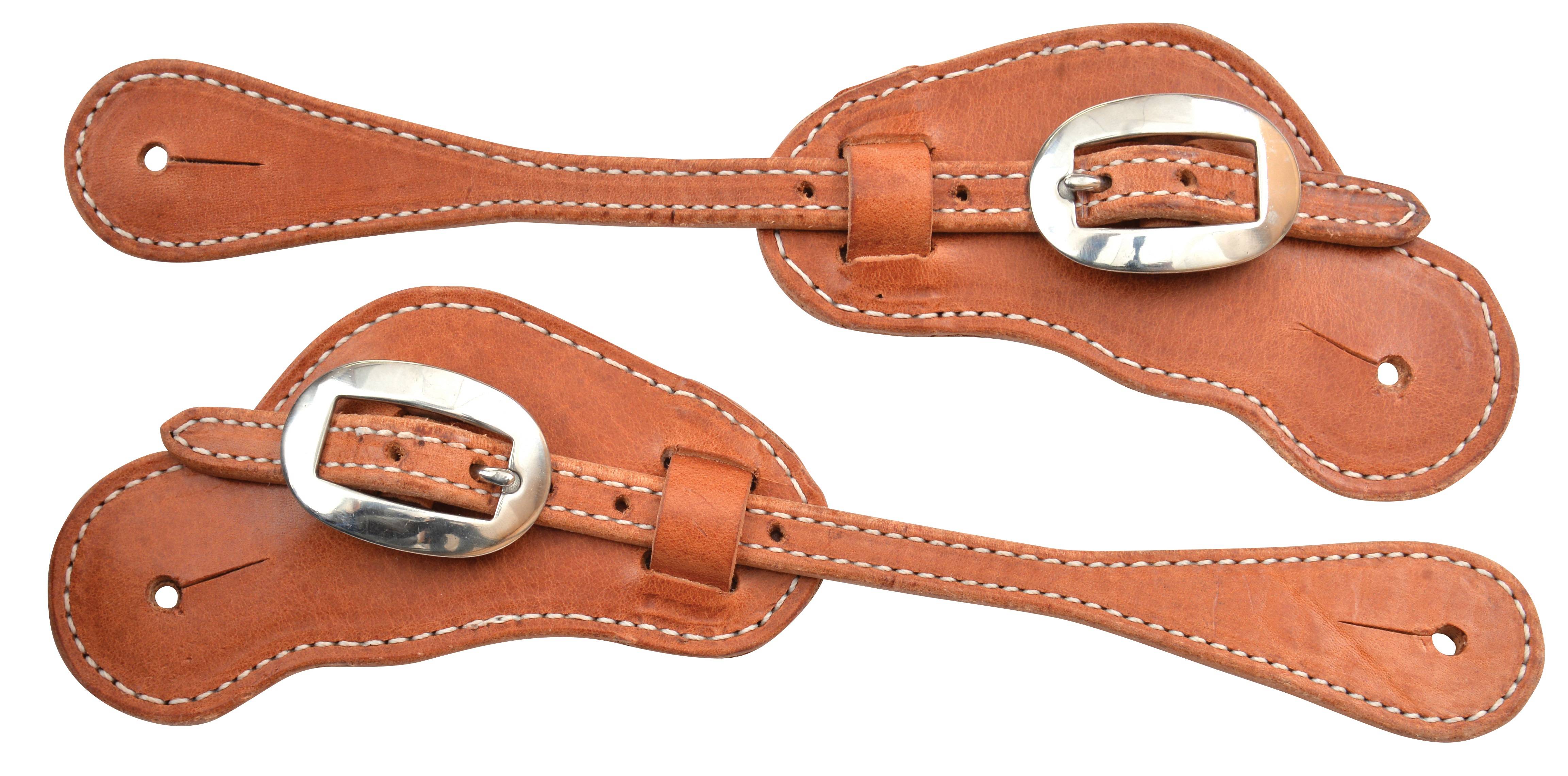 Circle Y Mens  Buckaroo-Hoak Spur Straps
