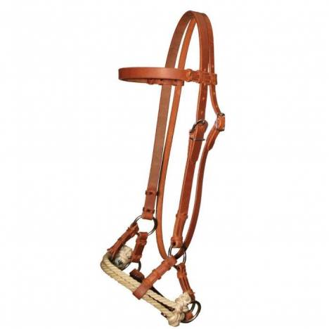 Circle Y Side Pull Double Rope Nose Browband Headstall