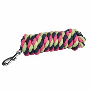 Tabelo Tri-Color Cotton Lead with Bolt Snap