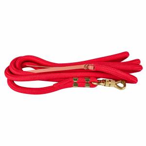 Tabelo Nylon Trainers Lead - Red - 5/8 x 13'