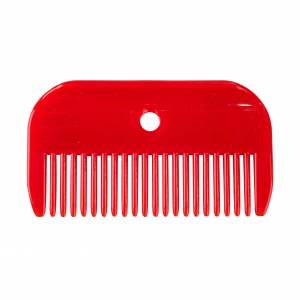Gatsby Plastic Mane & Tail Comb - Red