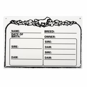 MEMORIAL DAY BOGO: Gatsby Horse Name Plate - YOUR PRICE FOR 2