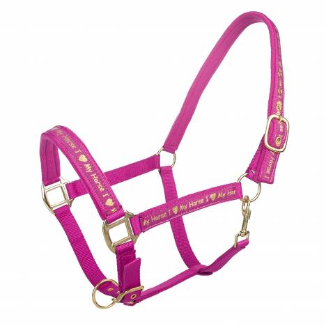 MEMORIAL DAY BOGO: Tabelo I LOVE MY HORSE Halter with Snap - YOUR PRICE FOR 2