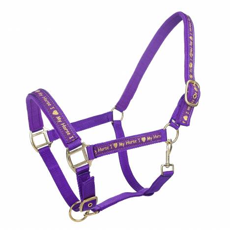 Tabelo I LOVE MY HORSE Halter with Snap