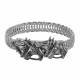 1928 Jewelry Horse Heads Coil Bracelet