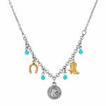 1928 Jewelry Equestrian Multi Charm Necklace