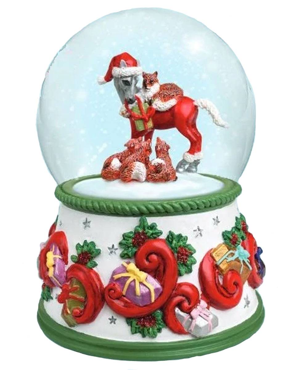 Holiday Edition: Breyer Forest Friends Musical Snow Globe