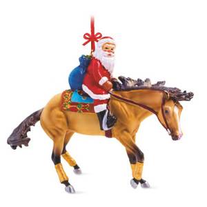 Holiday Edition: Breyer Santa Ornament - Santa Reiner