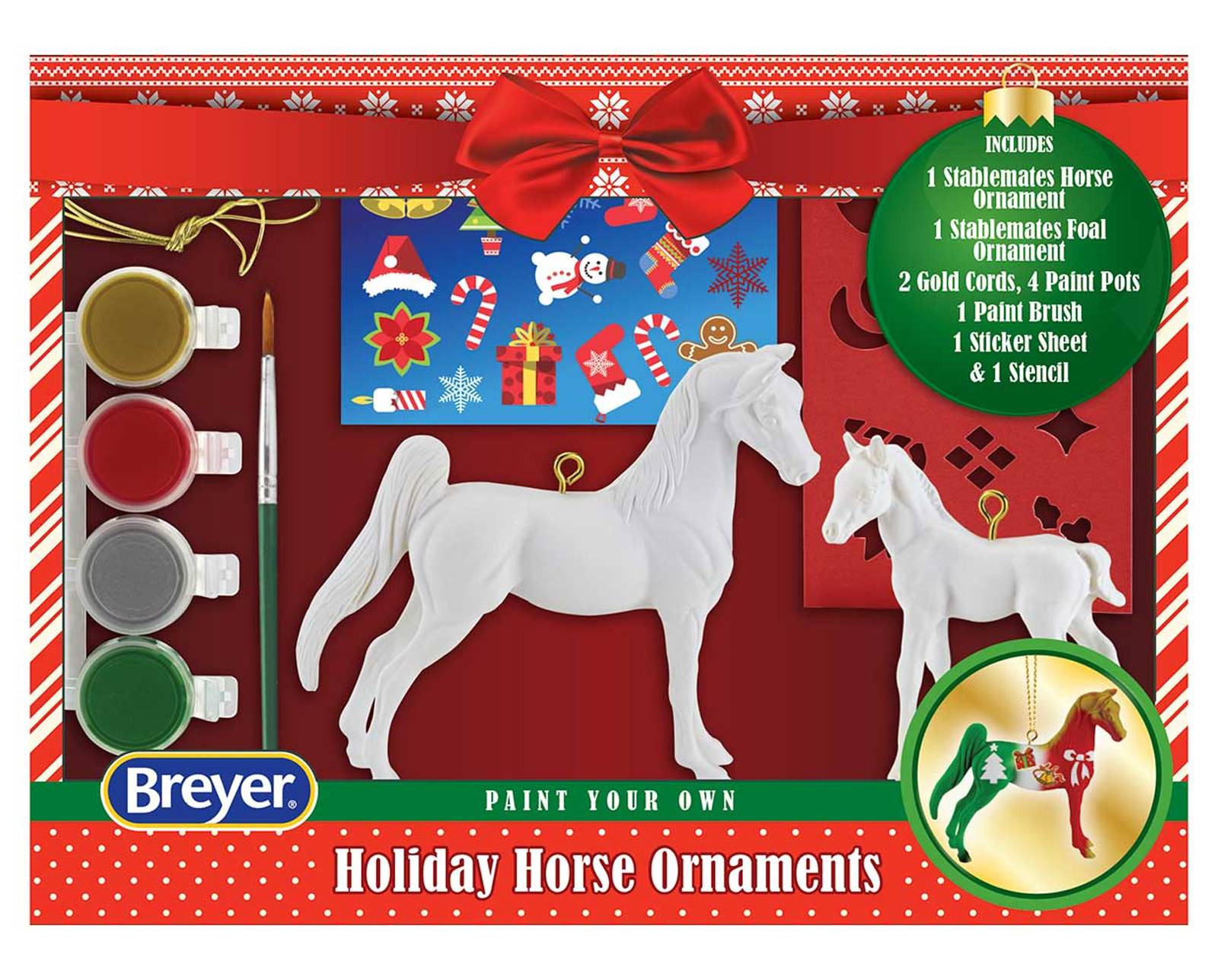 Holiday Edition: Breyer Paint Your Own Ornaments Craft Kit