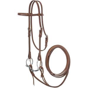 Royal King Browband Bridle Set with Offset Dee Snaffle