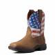 Ariat Ladies Anthem Shortie Patriot Western Boots