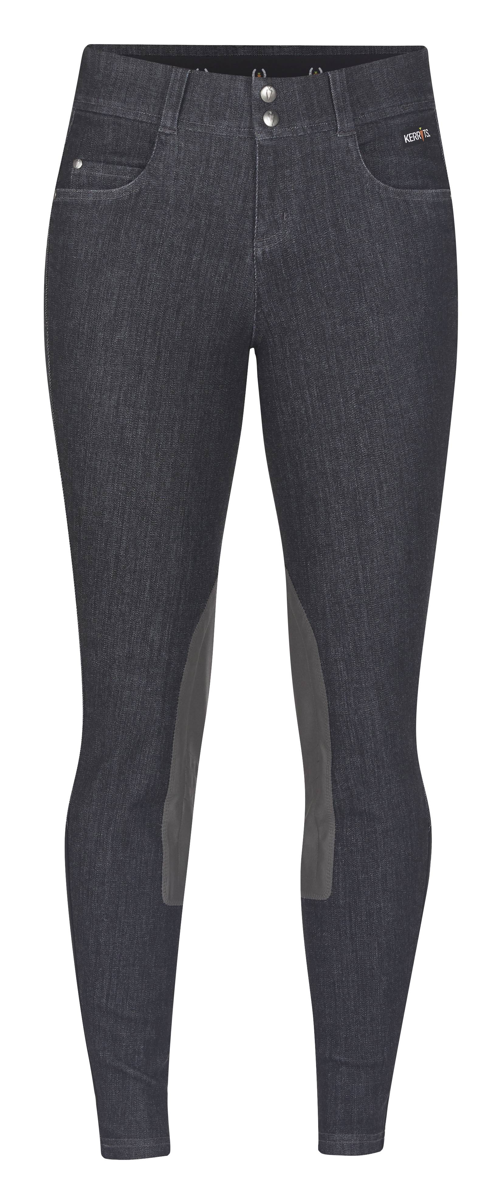 Kerrits Ladies Stretch Denim Knee Patch Breeches