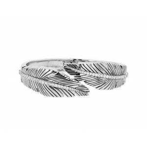Montana Silversmiths Wrapped Within Crystal Feather Bracelet
