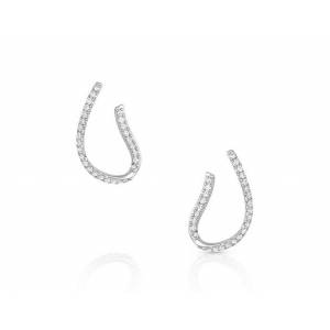 Montana Silversmiths Just A Thought Horseshoe Earrings