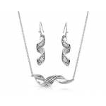 Montana Silversmiths Coiled Thunderstorm Jewelry Set
