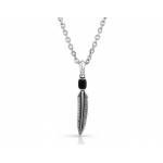 Montana Silversmiths Straight To The Point Feather Necklace