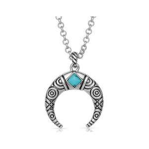 Montana Silversmiths Eye In The Sky Crescent Necklace