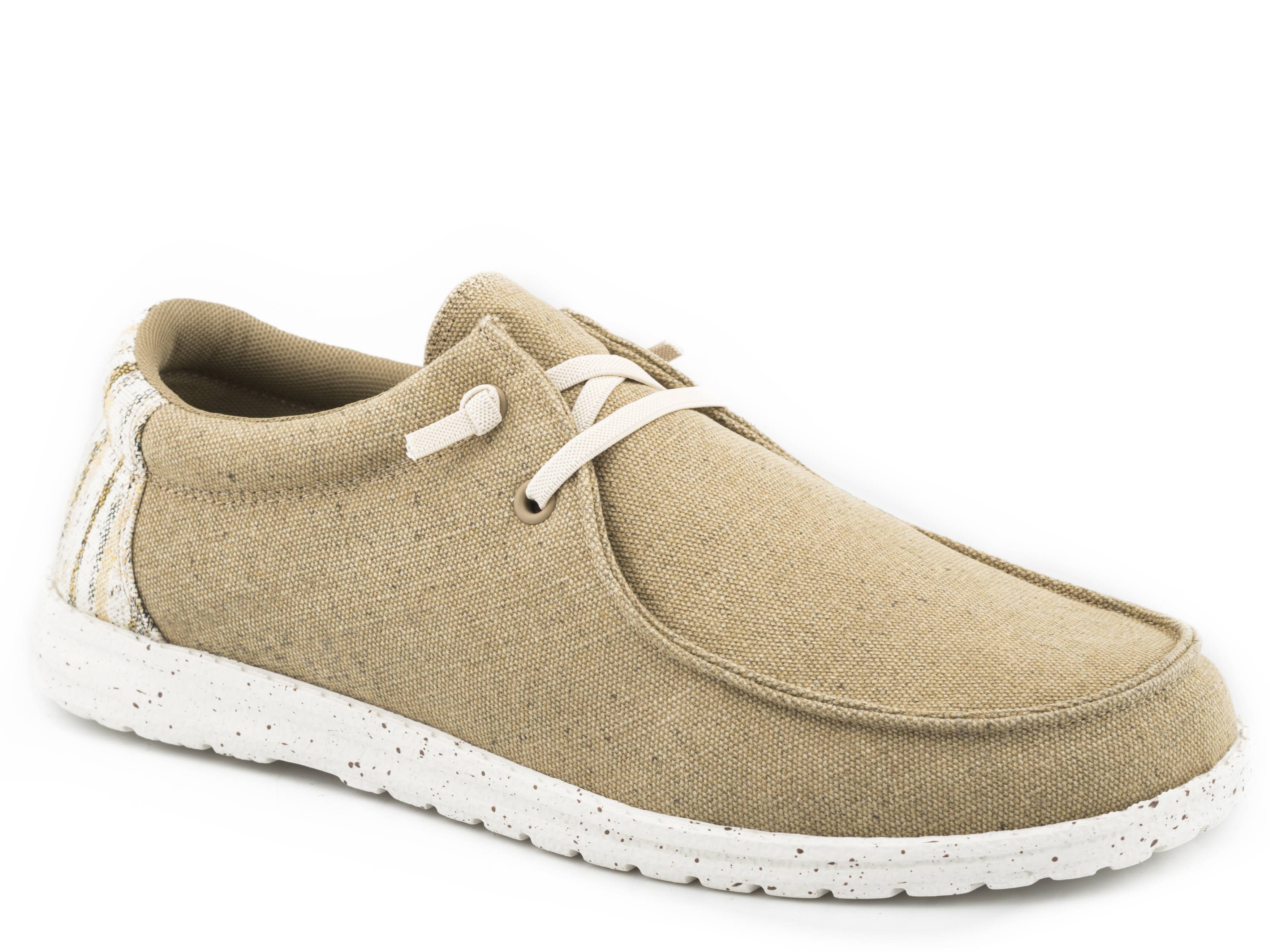 Roper Mens Canvas Two-Eye Chukka Shoes