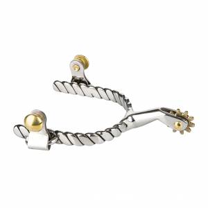 MEMORIAL DAY BOGO: TABELO Twisted Band Roping Spurs - YOUR PRICE FOR 2