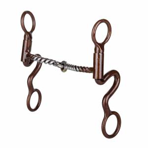 MEMORIAL DAY BOGO: TABELO S-Shank Twisted Wire Snaffle Bit - YOUR PRICE FOR 2