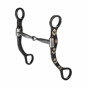 MEMORIAL DAY BOGO: TABELO AZTEC Snaffle Mouth Bit - YOUR PRICE FOR 2