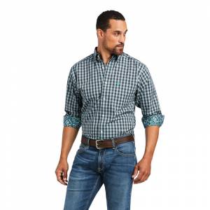 Ariat Mens Wrinkle Free Houston Fitted Shirt