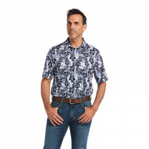 Ariat Mens All Over Print Polo Shirt