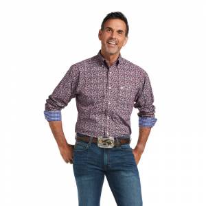 Ariat Mens Wrinkle Free Castiel Classic Fit Shirt