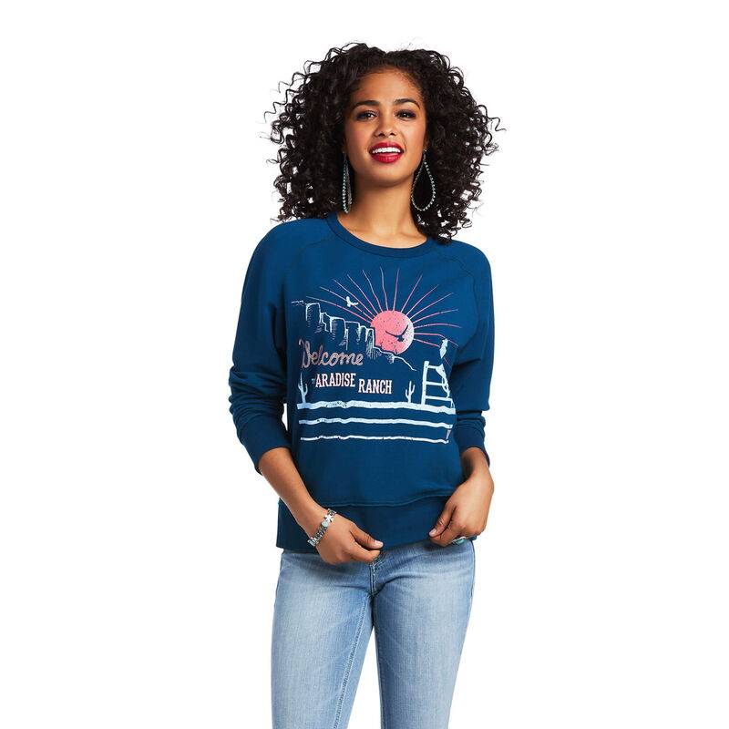 Ariat Ladies Paradise Ranch Crew Sweatshirt