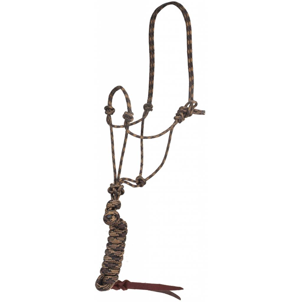 Mustang Aztec Braided Waxed Halter with Lead