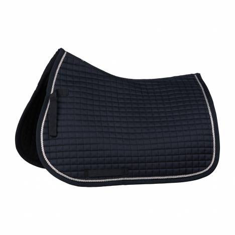 Horze Glarus Quick Dry All Purpose Saddle Pad with Metallic Braid Piping