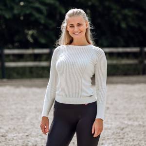 B Vertigo Ladies Rachel Cable Knit Pullover