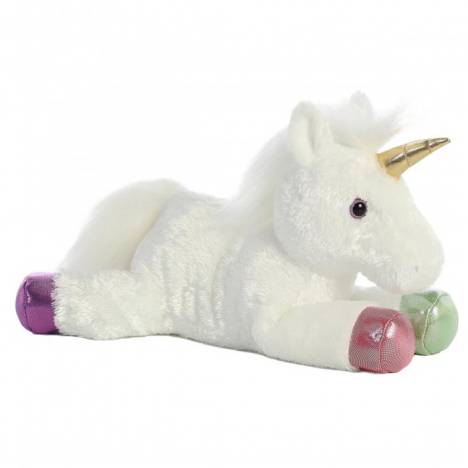 Plush Unicorn with Shimmer Feet