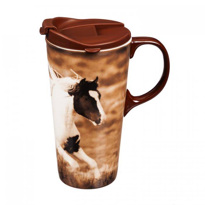 Peaceful Pinto Boxed Travel Mug