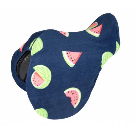 Shires Printed Fleece Saddle Cover