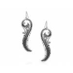 Montana Silversmiths Intwined Feathered Earrings