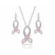 Montana Silversmiths Pink Opal Ribbon Jewelry Set