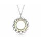 Montana Silversmiths Western Lace Two-Tone Pendant Necklace