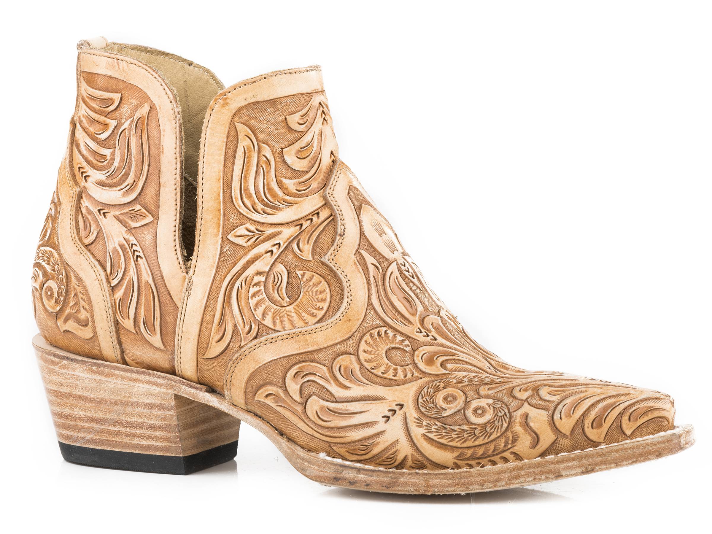 Stetson Ladies Aviana Snip Toe Leather Sole Boots