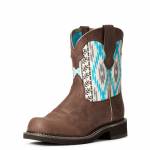 Ariat Ladies Fatbaby Heritage Twill Western Boots