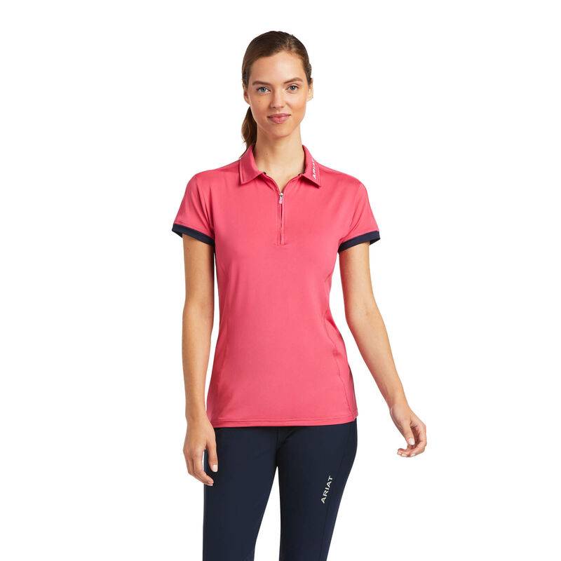 Ariat Ladies Bandera 1/4 Zip Polo Shirt